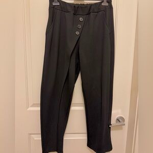 Stylish Black High-Waisted Pants